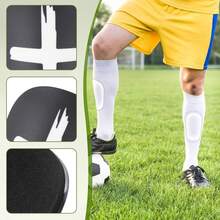 1 Pair Cross Pattern Football Shin Guards, Comfortable Wear - Suitable For Football, Basketball, Baseball And Other Sports - Football Training Equipment