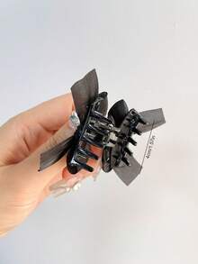 4个装女士可爱蝴蝶结发夹，公主风发饰，迷你发爪，刘海及盘发秋季发夹，时尚发夹，优雅冬季度假装扮，女士夏季穿搭 - 彩色 - 查看 2