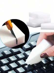 10/20/30/50Pcs 100*60*20mm Melamine Sponge Magic Sponge Eraser Melamine Sponge Cleaner Sponge For Kitchen Bathroom Cleaning Tools - 白色 - 查看 10