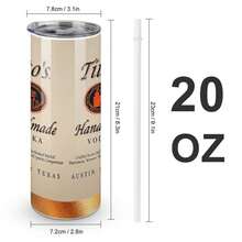 20oz - Tumbler Or Bluetooth Tumbler - Tito's Inspired 20oz Stainless Steel Insulated Cup - Nhiều màu - Xem 5