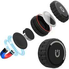 TicEaik 2 Pack Soporte Impermeable para Airtag, con Magnética, Soporte Adhesivo para Airtag, para Bicicleta, Cartera, TV, Mando a Distancia, dron, cámara, Funda Oculta para Airtag - 1 - Ver 6