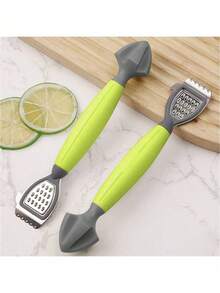 Lemon Peeler, Soft Handle Lemon Zester, Fruit Juicer, Cheese Grater, Lemon Zester, Citrus Squeezer, Lemon Peeler And Zester, Kitchen Tools, Kitchen Supplies, Bar Supplies, Kitchen Accessories - Green - View 12