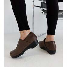 Brown Platform Derby Shoes Oxfords Shoes - Brown - View 5