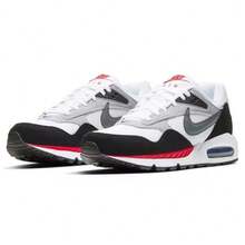 Nike 新款 AIR PEGASUS 89 男士休闲复古低帮华夫格运动鞋，户外气垫缓震跑步鞋，轻便舒适支撑休闲鞋，简约百搭 511416-104 - 白灰色 - 查看 1