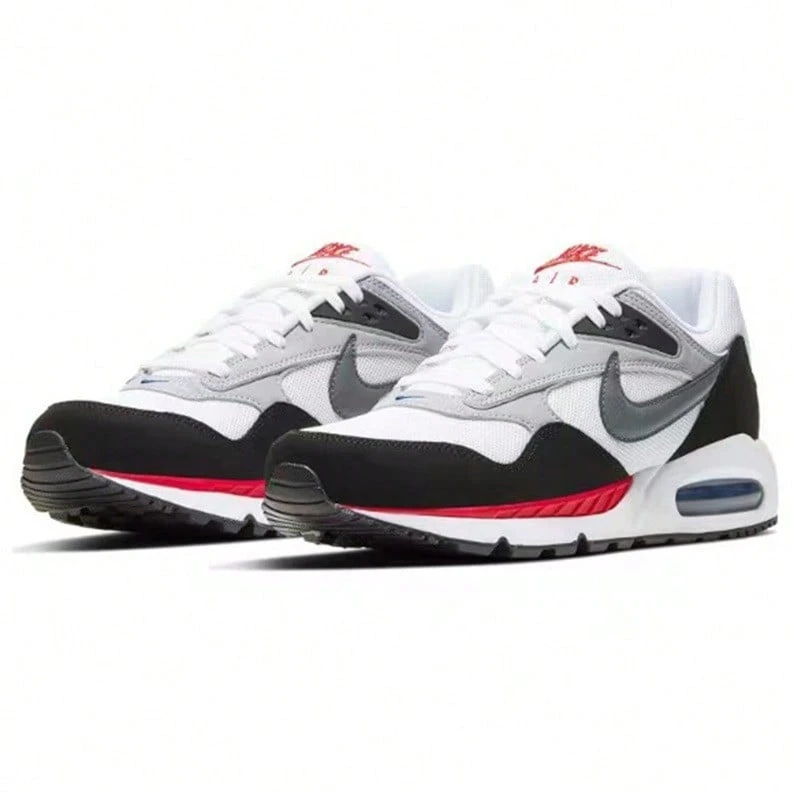 Nike 新款 AIR PEGASUS 89 男士休闲复古低帮华夫格运动鞋,户外气垫缓震跑步鞋,轻便舒适支撑休闲鞋,简约百搭 511416-104 - 白灰色 - 查看 1