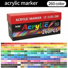 260/240/168/120/84/60/36 Colors Acrylic Paint Markers, Marker Pen Set,Waterproof, Durable, Not Easy To Fade, Suitable For Painting, Illustration, Handmade Art And Other Creations And DIY Projects, Suitable For Children Such As Paper, Fabric, Wood, Rock, Plastic, Glass, Ceramic, Pumpkin, Kids And Adults Paint Marker Pens - Acrylic Marker - View 18