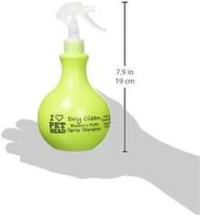 Limpieza en de cabezas de mascotas |   Champú en spray sin aclarado limpia el pelo de los perross sin agua.