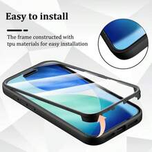 Hadaasi 1 ốp lưng mềm từ tính 360° màu đen, ốp lưng mềm từ tính hai mặt 360° cao cấp tương thích với Apple 17e/17 Air 16 15 14 13 12 11 Pro Max, bảo vệ toàn diện chống rơi vỡ, hỗ trợ sạc không dây cho 16E 16 15 14 Plus, ốp bảo vệ trong suốt tương thích với Samsung Galaxy S26Ultra/S26Plus/S26/A17/A07/S25FE/Poco/Honor 400Pro và Reno14 Pro và Honor 400/400Pro/400Lite, phiên bản quốc tế, không phải phiên bản nội địa. - màu đen - Xem 9