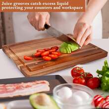 1/2/3pcs Wooden Cutting Board & Tray Set, Multi-Functional Kitchen Tool