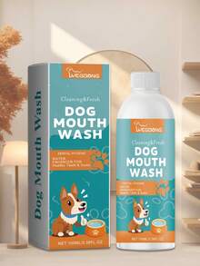 YEGBONG YEGBONG;100ml;Dog Mouthwash; Tooth Cleaning; Pet Oral Cleaner; Pet Cat And Dog Mouthwash; Odor Removal, Freshens Breath;Cares For Pet Oral Health, Cleaning And Odor Removal