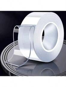 500cm-1000cm/Roll Home Essentials Double Sided Tape Kitchen Roll Self Adhesive Wallpaper Double Sided Tape Nano Tape Double Sided Tape Transparent NoTrace Reusable Waterproof Adhesive Tape For Metal, Glass, Home, Office & Decoration Home Essentials Double Sided Tape Kitchen Roll Self Adhesive Wallpaper Heavy-Duty Nano Double-Sided Tape - Reusable, Traceless & Washable - Strong Adhesive Strips For Home, Office & Car Use﻿ - Multicolor - View 9