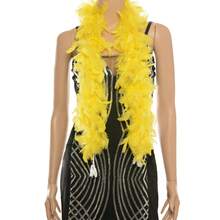 1 Stück künstliche Federboa, ideal als Kostümzubehör für Frauen, Partys, Tanzen, Verkleidungen, Weihnachtsbaum Dekorationen, Basteln, DIY, Halloween