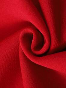 Men's Autumn/Winter Minimalist Mountain Slogan Print Pocket Drawstring Hoodie Sweatshirt - Red - View 7