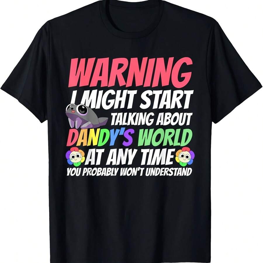 Dandy's World Characters Funny Dandys World T-Shirt - Đen 8 - Xem 1