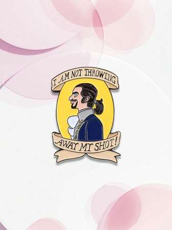 1PC Hamilton, Music-Inspired Badges, Theater Gifts, Fashion Gifts, Jewelry Accessories