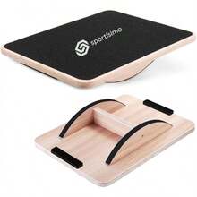 Sportisimo - Tabla de Equilibrio - Modelo Balance Pro 75 x 28 cm - Base curvada y superficie antideslizante - Mejora fuerza, estabilidad y coordinación - Tablero de 40 x 30 cm - Ver 11