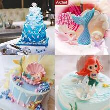 Theme Cake Mold, Seaweed, Coral Silicone Mold Cupcake Toppers Mold Candy, Chocolate, Fondant, Polymer Clay, Crafting Projects Cake Decoration