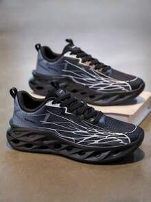 Pantofi de alergare ușori și respirabili pentru bărbați - Pantofi de fitness, jogging, mers pe jos - Cu talpă din PVC care absoarbe șocurile - Design cu șireturi - Pantofi de antrenament pentru toate anotimpurile - Stil minimalist și la modă - Potriviti pentru ocazii casual și formale, activități în aer liber, potrivire confortabilă, încălțăminte multifuncțională, stil de viață activ