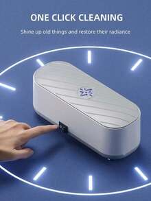 超声波清洗机，高频振动清洗机，可清洗珠宝、眼镜、手表、戒指、假牙等。 - 彩色 - 查看 3