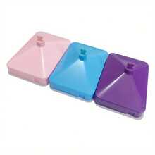 3 合 1 钻石画托盘带漏斗储物盒和盖子 - 钻石画工艺收纳盒，防溢设计和四边形托盘，适用于 DIY 钻石艺术用品 - 钻石画爱好者的理想礼物，钻石画储物托盘，钻石艺术画配件 - 彩色 - 查看 5