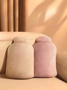 Water-Filled Plush Hot Water Bottle, Anti-Explosion Foot Warmer & Bed Warmer, Cute Hand Warmer - Multicolor - View 5