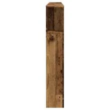 Cabecero de cama de madera antigua Larryhot, 180 x 18,5 x 102,5 cm, resistente y duradero, fácil de montar, estilo decorativo, ideal para dormitorio. - Marrón - Ver 5