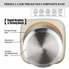 Ensemble de 16 pièces d'ustensiles de cuisine blancs avec poignées amovibles - Casserole et poêle antiadhésives, ustensiles en silicone, dessous de plat en feutre, équipement de cuisine complet