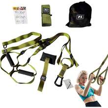 Equipo Entrenamiento de Suspensión Ajustable, Sistema de Gimnasio en Casa Correas de Ejercicio Suspendido Cuerda de Tracción Banda de Alta Resistencia para Fitness Viaje Interior , hasta 450kg - 1 - Ver 4