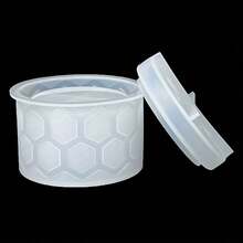 Bee Jar Silicone Mold With Lid - DIY Epoxy Resin, Cement & Clay Casting Mould For Jewelry Storage Box, Candle Cup & Home Decor Crafts