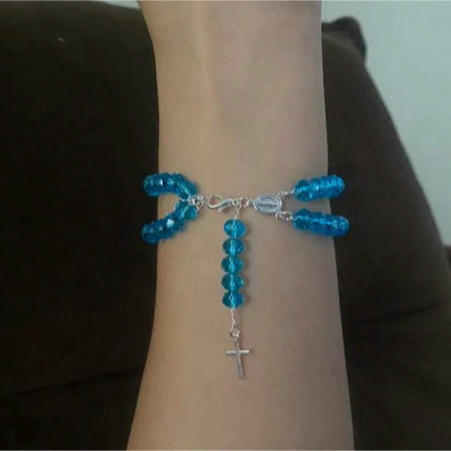 Double Plated Rosary Bracelet - 查看 1