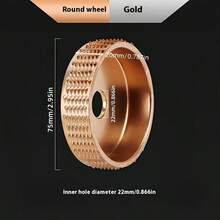 75mm Diameter 16/22mm Hole Woodworking Sanding Disc, Carving, Shaping, Polishing Wheel For 100 & 115 Angle Grinder, Wood Crafts, Tea Tray Carving Tools, Angle Grinder Polishing Pad