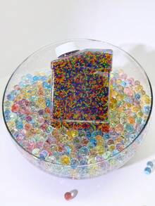 40 000 pièces/7-8 mm Perles de gel // 40 000 perles absorbantes, perles de cristal de 7-8 mm, boules de gel colorées convenant au remplissage de vases, aux perles hydroponiques pour plantes. Ces boules de gel particulières gonflent en volume après exposition à l'eau, éliminant ainsi le besoin d'arrosage fréquent après utilisation. Décoration de maison, décoration de chambre, vase à fleurs, vase en verre