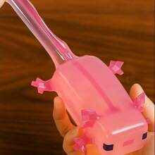 1 pieza Nuevo juguete apretable de axolotl moldeable, juguete antiestrés Mochi, juguete de descompresión de rebote lento - regalo perfecto para cumpleaños, vacaciones, Navidad, Halloween