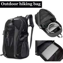 Large Capacity Outdoor Hiking Backpack Suitable For Travel, Sports And Adventure. The Backpack Design Uses Breathable And Pressure-Relieving Back Padding To Enhance Breathability And Comfort. - Multicolor - View 1
