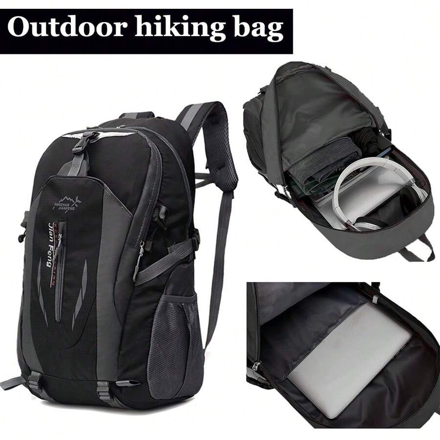 Large Capacity Outdoor Hiking Backpack Suitable For Travel, Sports And Adventure. The Backpack Design Uses Breathable And Pressure-Relieving Back Padding To Enhance Breathability And Comfort. - Multicolor - View 1