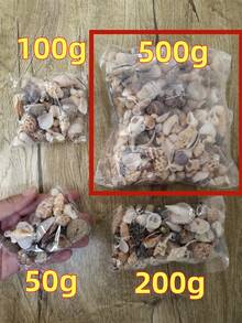 Kolorowa mieszanka piasku muszlowego - woreczek 50/100 g/200 g, 12 wyjątkowych wzorów do rękodzieła, scrapbookingu, butelek dryfujących i dekoracji akwariowych, prezentów urodzinowych i ukończenia szkoły