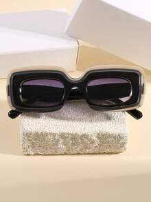 New Oversized Retro Style Glasses, Versatile & Fashionable, Vintage Square Large Frame Plastic Fashionable Glasses, Classic Design For Outdoor Sports, Cycling, Travel, Beach, Driving, Fishing, Summer, Classic Square Frame Style, Youthful Choice, Suitable For Daily Casual, Outdoor Activities, Photoshoot, Holiday Parties And More