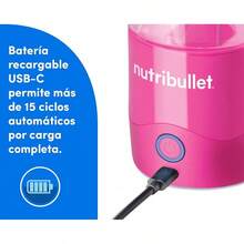 Licuadora Portátil Negra 4 piezas NVN6 - Rosa - Ver 4