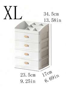 1 Stück Make-up Organizer Box, Schreibtisch Aufbewahrungsregal, staubdichte Schubladenart für Lippenstifte, Hautpflege, Make-up Pinsel, Kämme, Badezimmer Toilettenartikel Aufbewahrungskorb, Wohnzimmer Teetisch Fernbedienung Zahnstocher Box, Schlafzimmer Nachttisch Fernbedienung Ladegerät Handyhülle Aufbewahrungsregal, platzsparender Kosmetik Aufbewahrung & Organizer