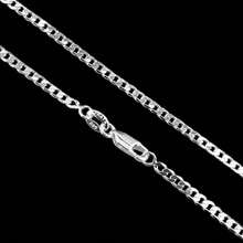 Men's Grumet Necklace Cord 2mm 925 Silver Plated 50cm 60cm70cm 80cm - Bạc - Xem 7