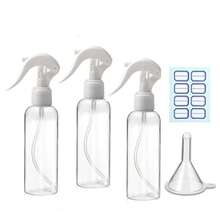 Pack Of 3 Spray Bottles, 100 Ml Small Spray Bottles For Filling, Transparent, Empty, Fine Mist Spray Bottle With Labels, Funnels, Travel Atomiser For Liquid, Cosmetics, Cleaning, Personal Care - Multicolor - View 15