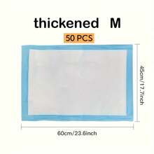 100/50/40/20pcs Super Absorbent Pet Pee Pads, Designed For Large, Medium And Small Dogs Training. Super Absorbent, Leak-Proof, Odor Eliminating, Easy To Clean, Disposable. Suitable For Puppies, Kittens, And Medium/Large Dogs Indoor Training And Daily Use. [Quantity Varies By Specification]