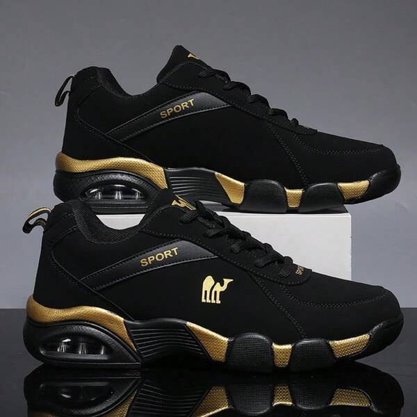 Zapatos deportivos para hombre con cordones, cómodos, acolchados y transpirables