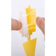 50 Pieces Of Random Shapes Fruit Fly Traps Yellow Sticky Traps Fungus Gnat Traps Insect Bug Traps For Indoor Outdoor Kitchen Plants Whitefly Mosquitos Fungus Gnats Flying Insects