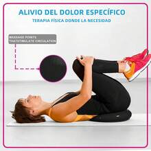 Cojín De Equilibrio De Estabilidad Al Aire Inflado, Core Balance Disc Trainer, Disco De Estabilidad Para Estado Físico Y La Estabilidad, Balancin Disc Para Ejercicio De Terapia Física Con Bomba - Negro - Ver 7