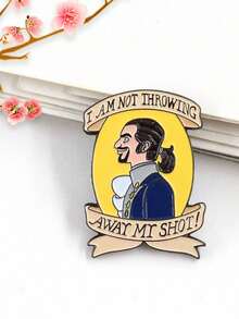 1 Peça Emblemas Inspirados em Música, Hamilton, Presentes de Teatro, Presentes de Moda, Acessórios de Joalheria