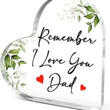 لوحة زخرفية الأبعاد من الاكريليك بنص فرنسي "أحبك يا أبي"، بتصميم قلب ثنائي الأبعاد، لا يحتاج إلى بطاريات، ديكور المنزل والمكتب، هدية كلاسيكية مناسبة طوال العام، مسطح ثنائي الأبعاد