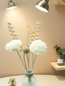 9件套藤条香薰套装，藤条香薰扩香器及替换花材，适用于家居及办公装饰，天然色