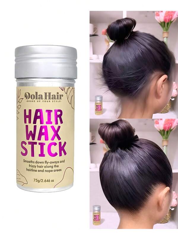 1/2 pezzi Barretta potente per lo styling, barretta per lo styling a lunga durata, elegante e non unta, strumento per la cura del corpo. Passare delicatamente per creare uno stile liscio, controllo perfetto di capelli/parrucche/capelli ricci/lisci/e tutti i tipi di capelli per bordi asimmetrici e peli spettinati, non appiccicoso, senza scaglie, senza macchie bianche (l'etichetta della bottiglia è casuale)