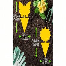 50 Pieces Of Random Shapes Fruit Fly Traps Yellow Sticky Traps Fungus Gnat Traps Insect Bug Traps For Indoor Outdoor Kitchen Plants Whitefly Mosquitos Fungus Gnats Flying Insects